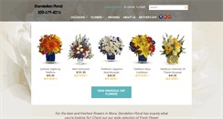 Desktop Screenshot of dandelionfloral.net